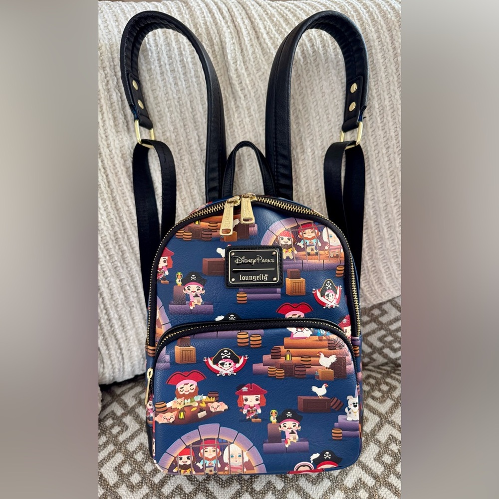 Loungefly Disney Parks Pirates of the Caribbean Chibi Mini Backpack